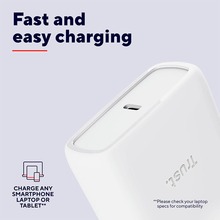 Сетевое зарядное устройство TRUST Maxo 65W GaN White (25524)