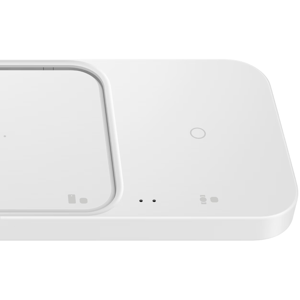 Беспроводное зарядное устройство SAMSUNG 15W Wireless Charger Duo w/o TA White (EP-P5400BWEGEU) Кабель отсутствует