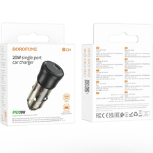 Автомобильное зарядное устройство BOROFONE BZ24 PD20W Transparent Black (6941991106934)