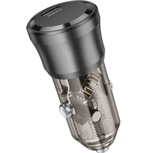 Автомобильное зарядное устройство BOROFONE BZ24 PD20W Transparent Black (6941991106934)