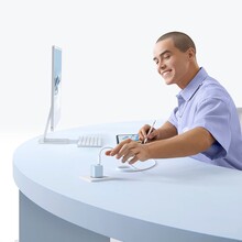 Зарядний пристрій BASEUS PicoGo GaN6 Pro Fast Charger 1C 45W Galaxy Blue (P10176800313-00)