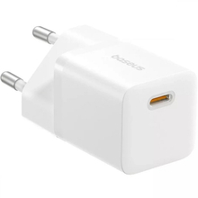 Сетевое зарядное устройство BASEUS GaN5 Fast Charger mini 1C 25W EU Moon White (P10110909213-00)