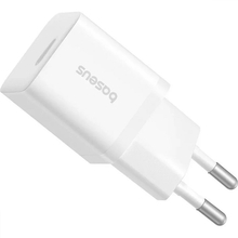 Сетевое зарядное устройство BASEUS GaN5 Fast Charger mini 1C 25W EU Moon White (P10110909213-00)