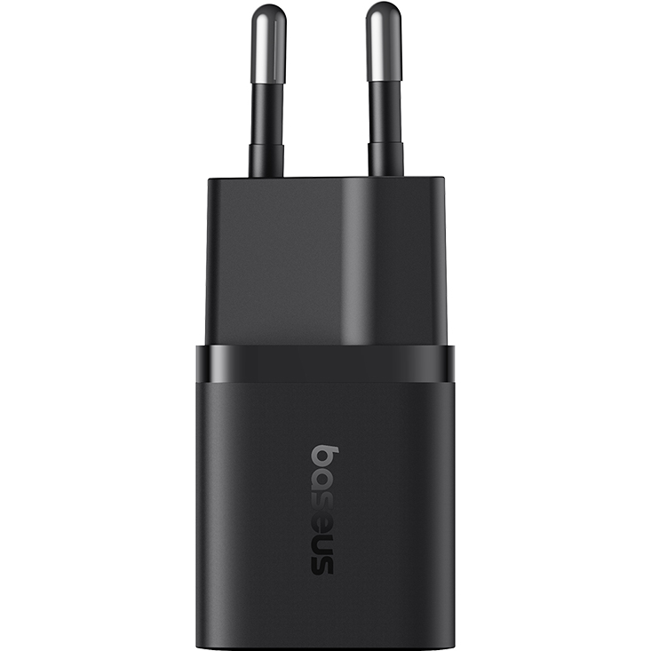 Сетевое зарядное устройство BASEUS GaN5 Fast Charger mini 1C 25W EU Cluster Black (P10110909113-00) Мощность 25