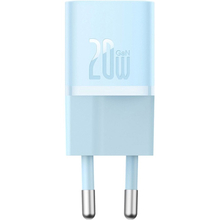 Сетевое зарядное устройство BASEUS GaN5 Fast Charger mini 1C 20W EU Blue (CCGN050103)