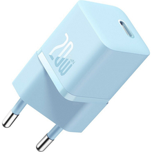 Сетевое зарядное устройство BASEUS GaN5 Fast Charger mini 1C 20W EU Blue (CCGN050103)