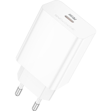 Сетевое зарядное устройство BOROFONE BA21A Pro Long journey single port PD20W charger White (6941991111402)