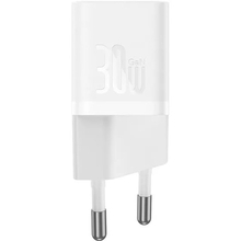 Зарядний пристрій BASEUS GaN5 Fast Charger(mini) 1C 30W EU White (CCGN070502)