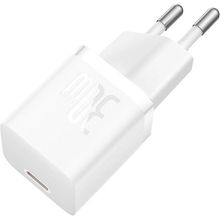 Зарядний пристрій BASEUS GaN5 Fast Charger(mini) 1C 30W EU White (CCGN070502)