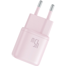 Сетевое зарядное устройство BASEUS PicoGo GaN Fast Charger 1C 45W EU Baby Pink (P10176800413-00)