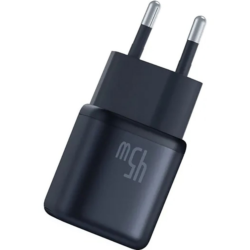 Сетевое зарядное устройство BASEUS PicoGo GaN Fast Charger 1C 45W EU Cosmic Black (P10176800123-00) Выходной разъем USB Type-C