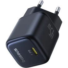 Сетевое зарядное устройство BASEUS PicoGo GaN Fast Charger 1C 45W EU Cosmic Black (P10176800123-00)