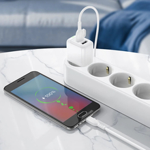 Сетевое зарядное устройство BOROFONE BAS41A + кабель micro USB White (6941991113765)