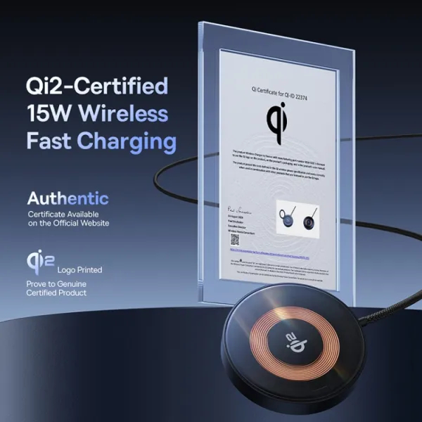 В Фокстрот Беспроводное зарядное устройство BASEUS Simple Mini4 15W Black (P10273300121-01)