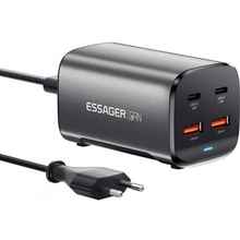 Сетевое зарядное устройство ESSAGER 67W GaN Black (ECT2AC-JYB0G-Z)