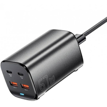 Сетевое зарядное устройство ESSAGER 67W GaN Black (ECT2AC-JYB0G-Z)