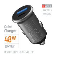 Автомобільний зарядний пристрій COLORWAY 2USB 48W Type-C PD 30W + USB QC3.0 18W Grey (CW-CHA065PD-GR)
