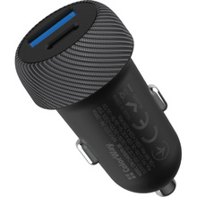 Автомобільний зарядний пристрій COLORWAY 2USB 35W Type-C PD 35W + QC3.0 Black (CW-CHA064PD-BK)