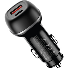 Автомобільний зарядний пристрій COLORWAY 2USB 63W Type-C PD 45W + USB QC3.0 18W Black (CW-CHA067PD-BK)