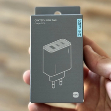 Зарядний пристрій CUKTECH 65W GaN 2C1A Grey (AD653CEU)