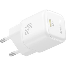 Сетевое зарядное устройство BASEUS PicoGo GaN Fast Charger Type-C 45W White (P10176800213-00)