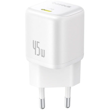 Сетевое зарядное устройство BASEUS PicoGo GaN Fast Charger Type-C 45W White (P10176800213-00)