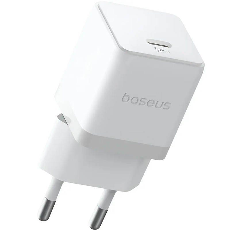 Мережевий зарядний пристрій BASEUS Palm Fast Charger Type-C 30W + кабель Type-C 1 м White (P10111605213-01) Тип кабелю USB Type-C х USB Type-C