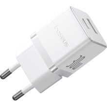 Зарядний пристрій BASEUS Palm Fast Charger Type-C+USB 30W White (P1011160A213-00)