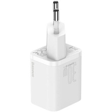 Зарядний пристрій BASEUS Super Silicone Quick Charger 30W Type-C White (CCSUP-J02)