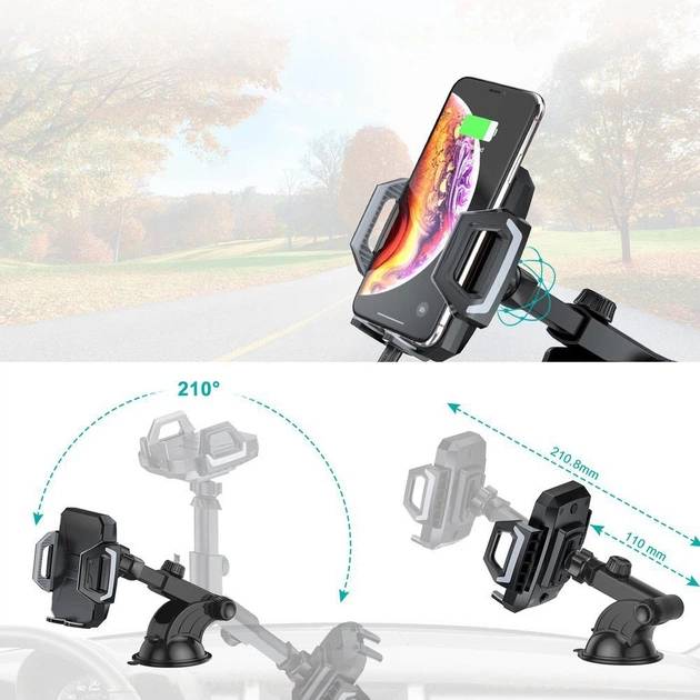 Автомобільний зарядний пристрій CHOETECH T521-F Потужність 15