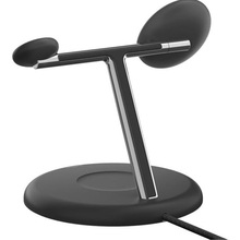 Беспроводное зарядное устройство BELKIN Magnetic Adjustable Pad Qi2 3в1 15Вт Black (WIZ023VFBK)