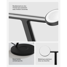 Беспроводное зарядное устройство BELKIN Magnetic Pad Qi2 3в1 15Вт Black (WIZ032KQBK)