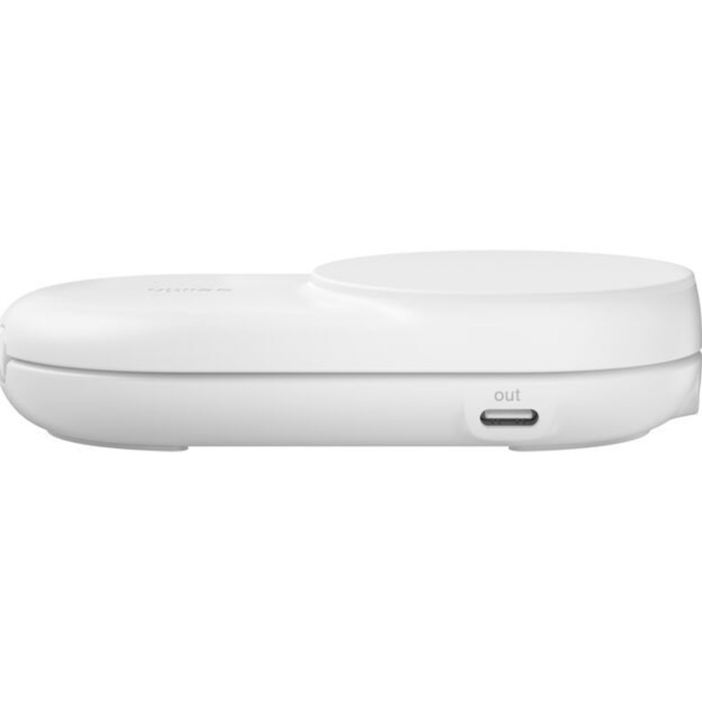 Фото Беспроводное зарядное устройство BELKIN UltraCharge Foldable Magnetic Charging 2в1 25Вт White (WIZ039KQWH)