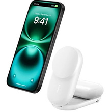 Беспроводное зарядное устройство BELKIN UltraCharge Foldable Magnetic Charging 2в1 25Вт White (WIZ039KQWH)