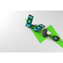 Беспроводное зарядное устройство BELKIN UltraCharge Foldable Magnetic Charging 25Вт 2в1 Black (WIZ039KQBK)