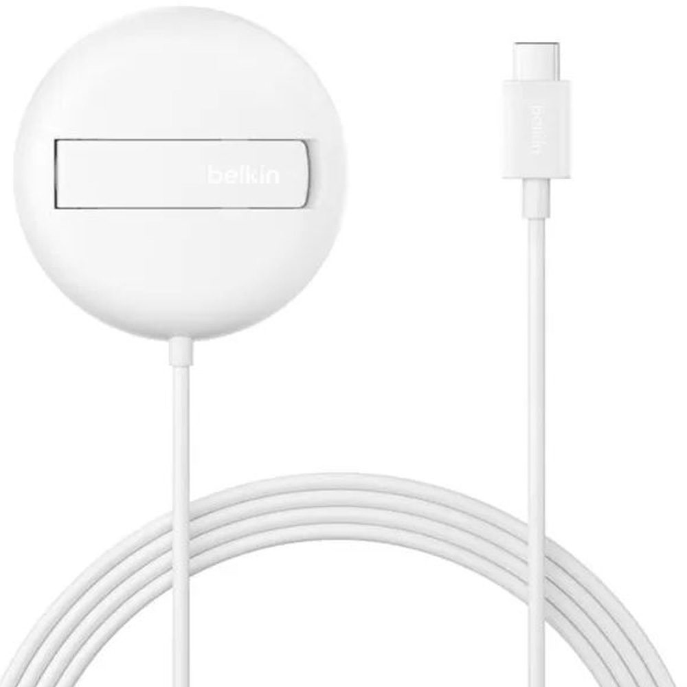 Беспроводное зарядное устройство BELKIN UltraCharge Magnetic Kickstand 15Вт White (WIA011HQWH)