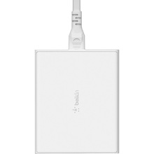 Сетевое зарядное устройство BELKIN 2хUSB-С GAN PD PPS/2хUSB-A 108Вт White (WCH010VFWH)
