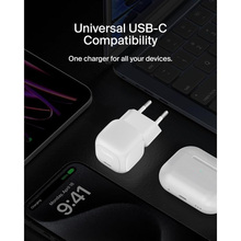 Сетевое зарядное устройство BELKIN USB-C PD PPS 20Вт White (WCA009KQWH)