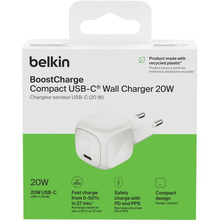 Сетевое зарядное устройство BELKIN USB-C PD PPS 20Вт White (WCA009KQWH)