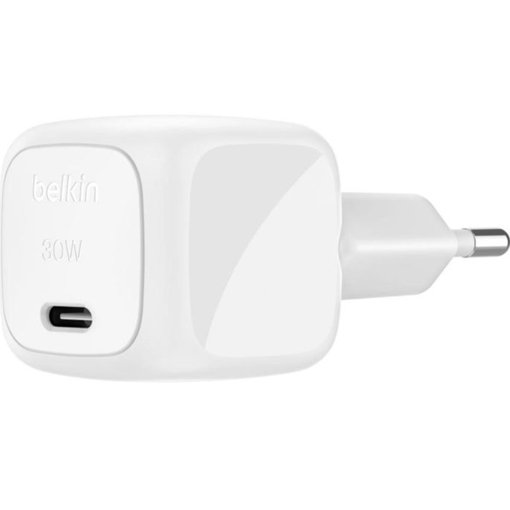 Сетевое зарядное устройство BELKIN USB-С PD PPS PVC 30Вт White (WCA008KQ1MWH-B6) Мощность 30