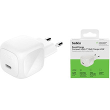 Сетевое зарядное устройство BELKIN USB-С PD PPS 45Вт White (WCA013KQWH)