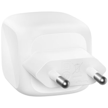 Сетевое зарядное устройство BELKIN 50 Вт 2хUSB-С GAN PD PPS, кабель USB-С > USB-C 1 м White (WCH019KQ1MWH-B6)