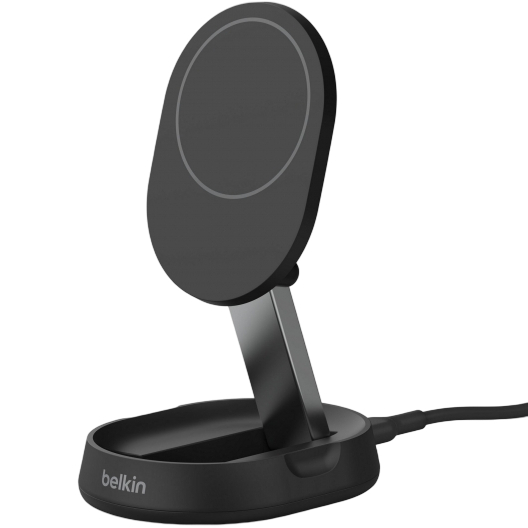 Беспроводное зарядное устройство BELKIN 15 Вт Magnetic Stand Qi2 Black (WIA008VFBK)