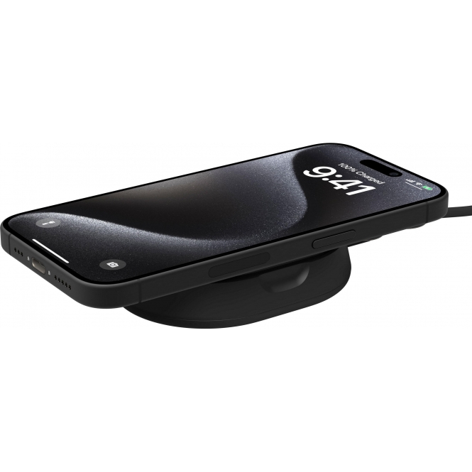 Заказать Беспроводное зарядное устройство BELKIN 15 Вт Magnetic Stand Qi2 Black (WIA008VFBK)