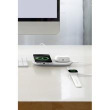 Беспроводное зарядное устройство BELKIN 2 в 1 15 Вт Pad Qi2 White (WIZ021VFWH)