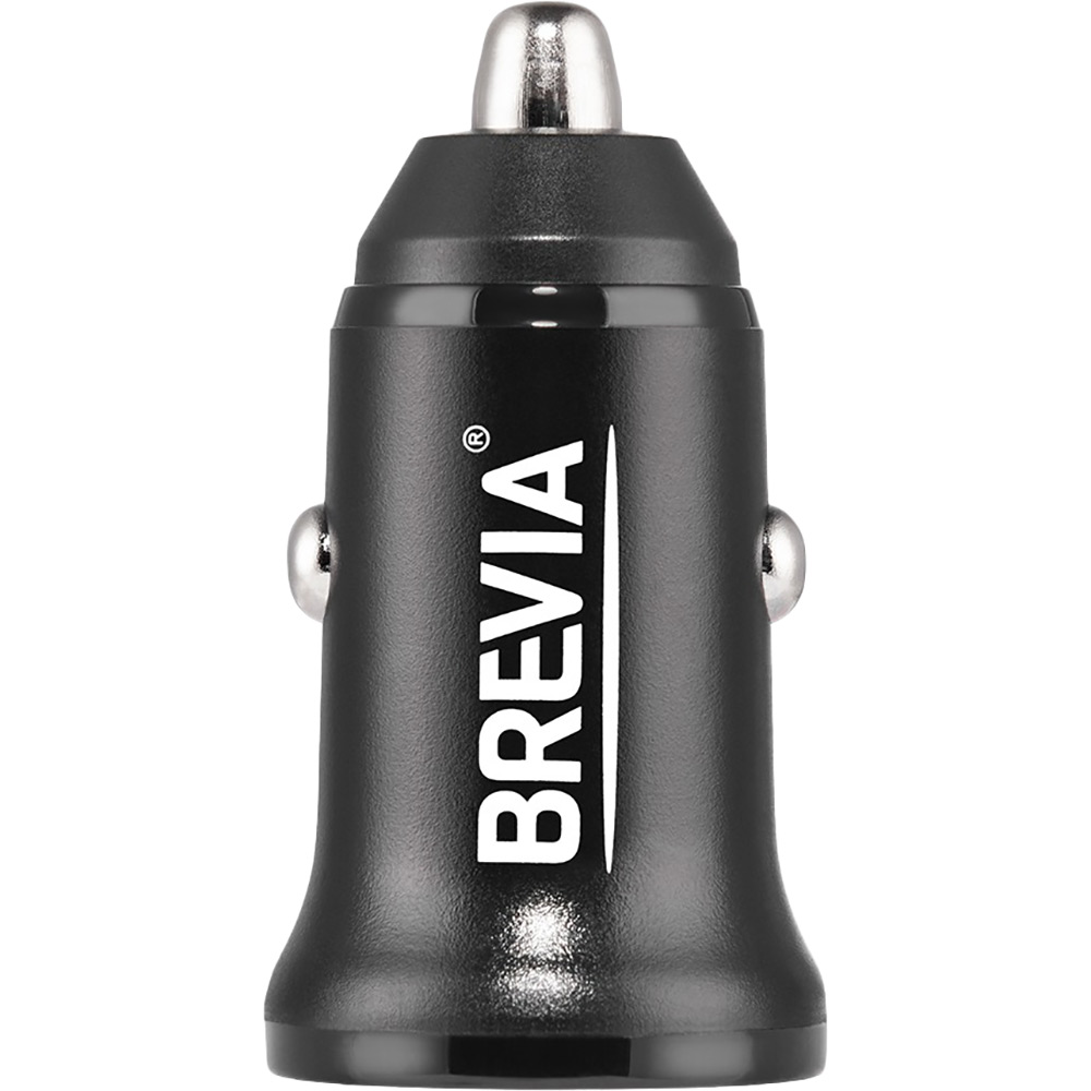 Автомобильное зарядное устройство Brevia ePower DualCharge 30W 1xUSB-C+1xUSB-A Black (46430CAB) Тип автомобильное зарядное устройство