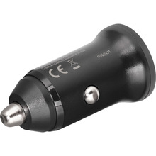 Автомобильное зарядное устройство Brevia ePower DualCharge 30W 1xUSB-C+1xUSB-A Black (46430CAB)