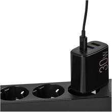 Сетевое зарядное устройство BREVIA ePower PD20W+QC18W+12W Black (45030DUCB)