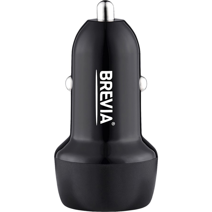 Автомобильное зарядное устройство BREVIA ePower DualDrive 12W 2xUSB-A Black (46012DUB) Мощность 12