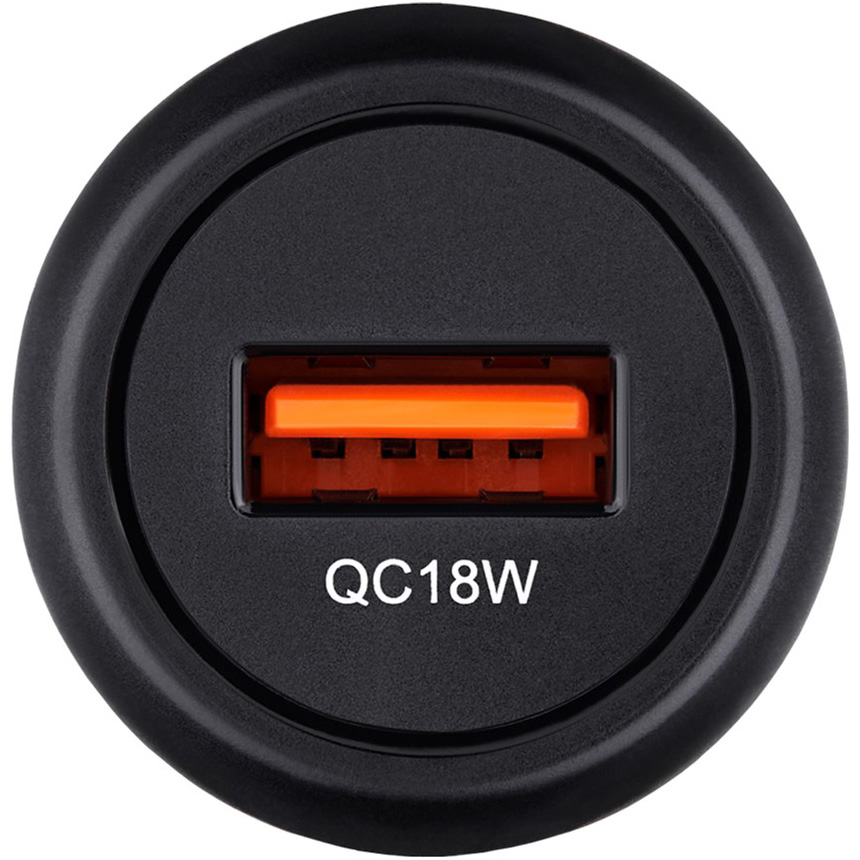 Автомобільний зарядний пристрій BREVIA ePower SingleDrive 18W 1xUSB-A Black (46018UB) Кабель відсутній